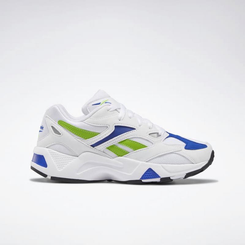 Tenisi Reebok Aztrek 96 Dama Albi/Albastri/Verzi Romania RY3378DL